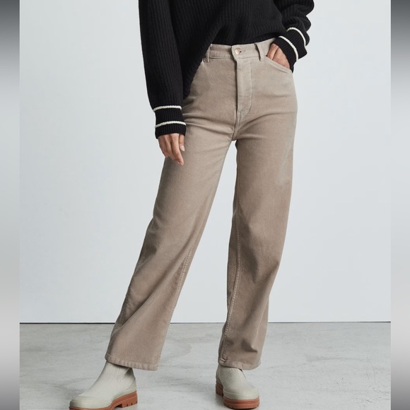 Everlane Way-High Moleskin Pants Size 4 - Picture 2 of 9